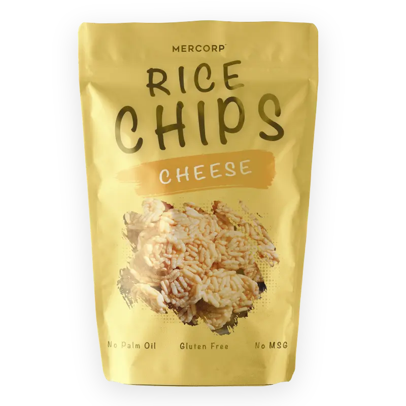 mercorp organic rice chips cheese flavor