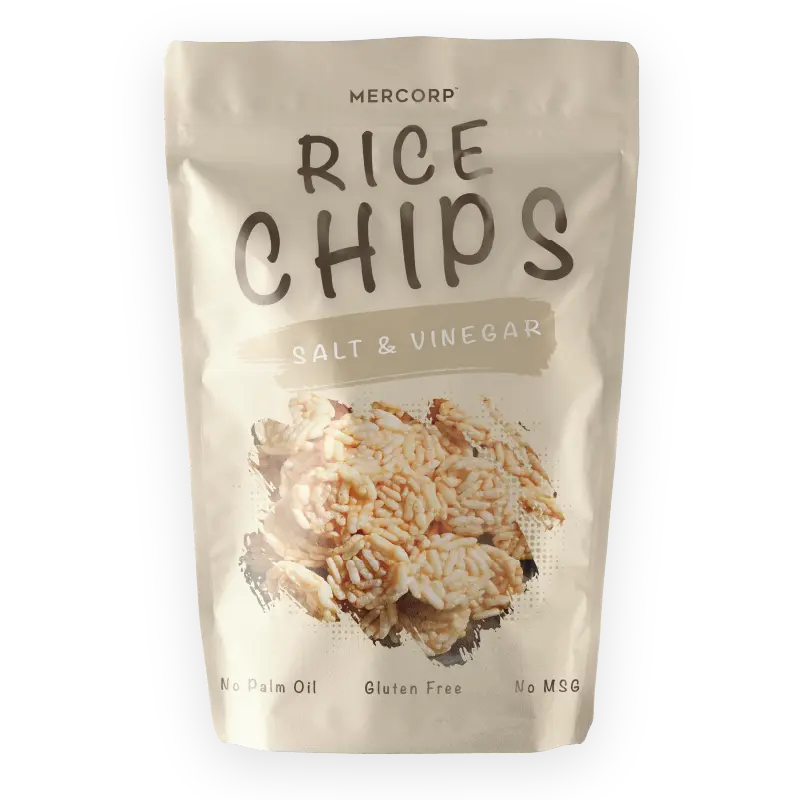 mercorp organic rice chips salt and vinegar flavor