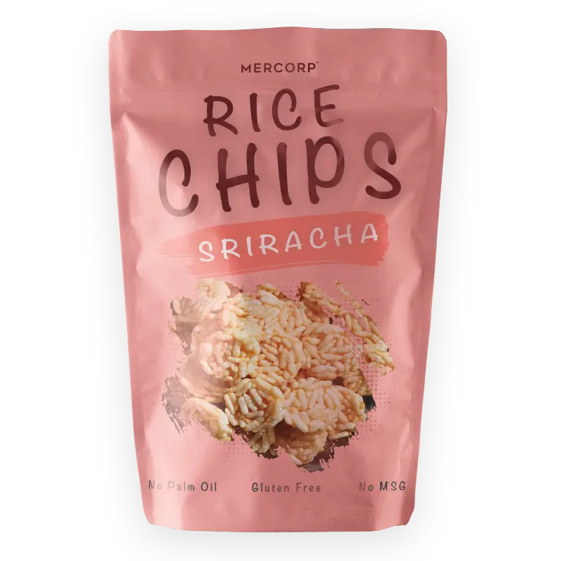 mercorp organic rice chips sriracha flavor