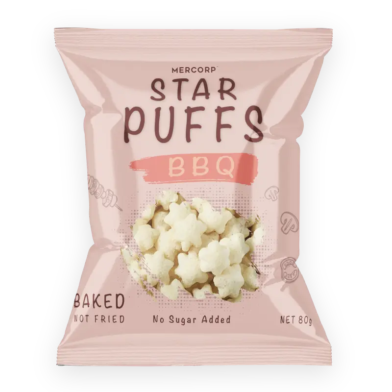 mercorp organic star puffs bbq flavor