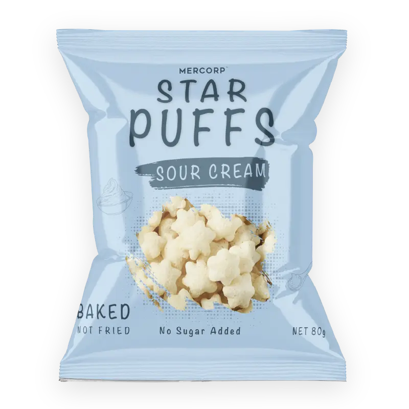 mercorp organic star puffs sour cream flavor